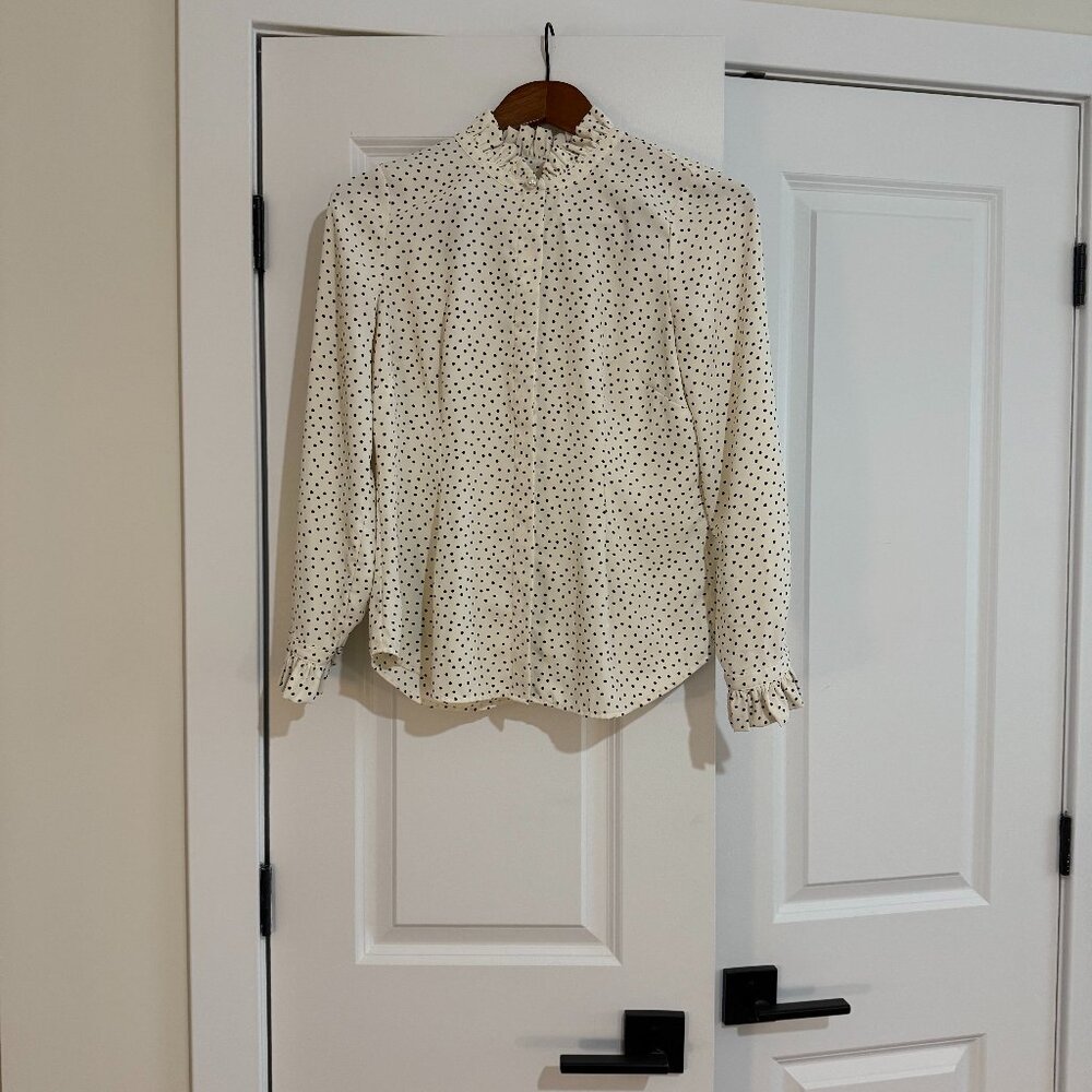 Talbots Polka Dot Blouse